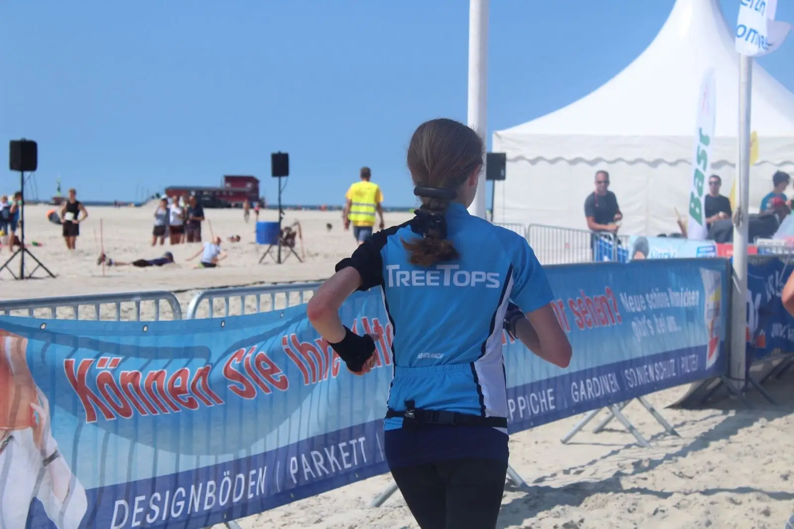 Erfahrung von drei Klimazonen beim 7km – Lauf in St. Peter Ording: “Gegend den Wind – 2018"