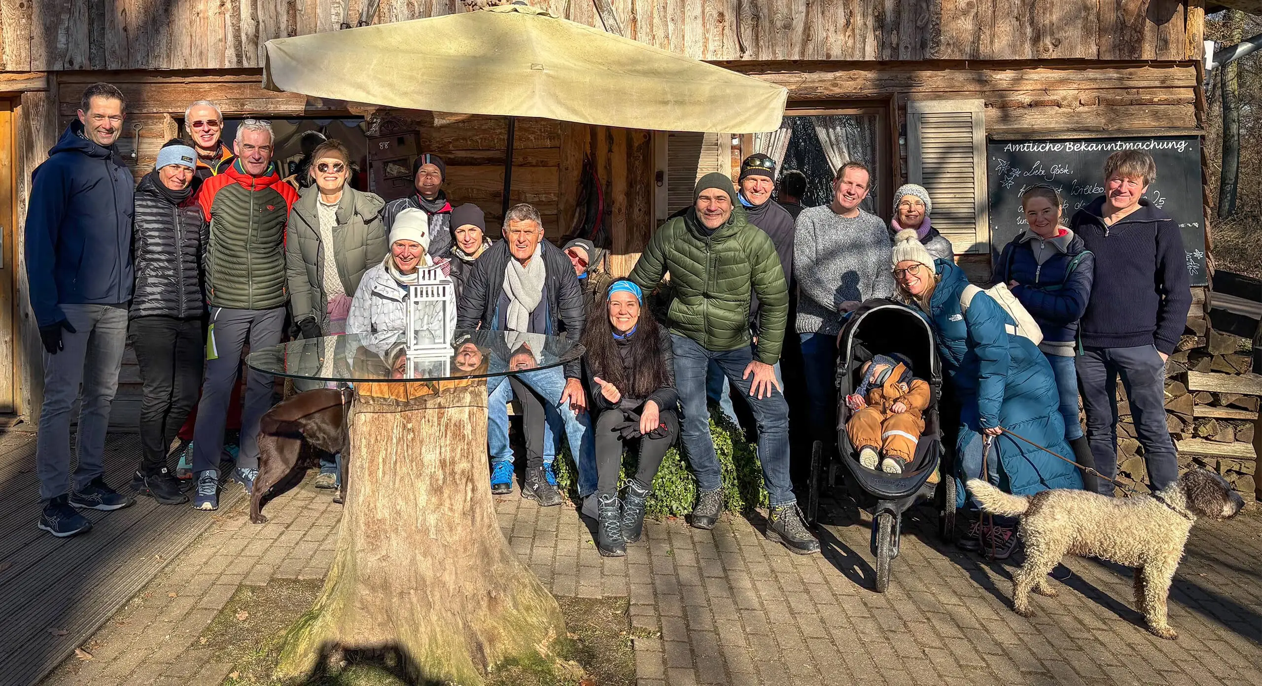Die TreeTops bei der Jahresauftaktwanderung